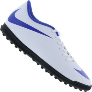 Chuteira Nike Bravatax II TF - Cinza e Branco