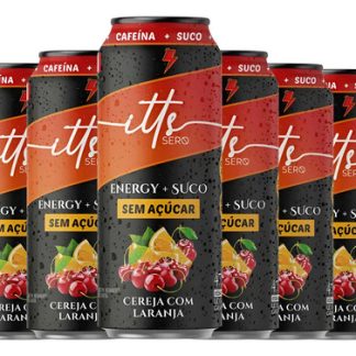 Itts Sero Energy + Suco Pack 6un De 473ml - Sabor Cereja